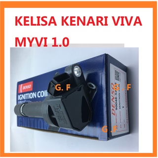 Denso คอยล์ปลั๊กจุดระเบิด สําหรับ KELISA KENARI MYVI 1.0 VIVA 660 ,850 ,1.0, ELITE ( 90048-52126 ) ( 099700-0570 )