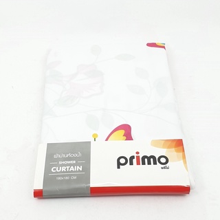 Bighot PRIMO ผ้าม่านห้องน้ำ (Polyester)  HSP1952 ลาย น้องนกและดอกไม้