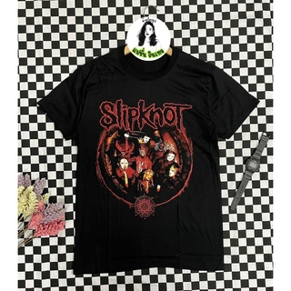 เสื้อยืดวินเทจ Slipknot แฟชั่นวินเทจยุค90 ราคาถูก