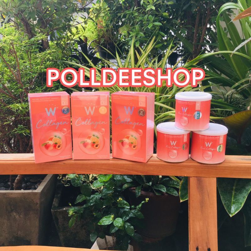 (ราคา1กล่อง) W Collagen Pure คอลลาเจนดับเบิ้ลยู รสชาติดีทานง่าย อร่อย วิงค์ไวท์คอลลาเจนไดเปปไทด์ ของ