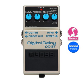 BOSS DD-3T DIGITAL DELAY เอฟเฟ็กต์กีตาร์ BOSS DD3T DD3 รับประกันจากศูนย์ตัวแทนประเทศไทย