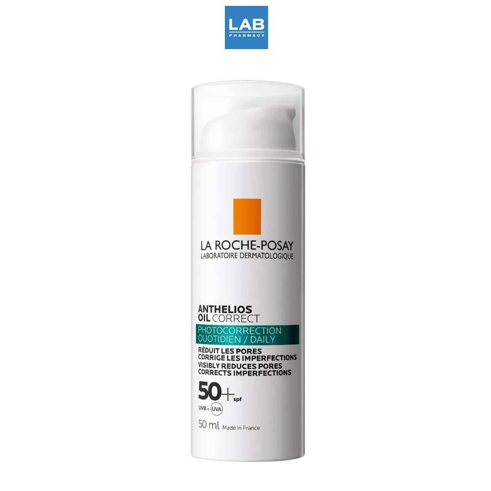 LA ROCHE-POSAY Anthelios Oil Correct SPF50+ 50ml - ลา โรช-โพเซย์ แอนเทลิโอส ออยล์ คอร์เร็ค เอสพีเอฟ50+