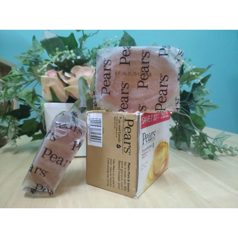 สบู่Pure and Gentle Soap Bar โดย Pears ขนาด 125 กรัม ราคา 69 ต่อชิ้น