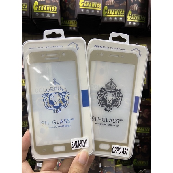 Full ฟิล์มกระจกนิรภัย เต็มจอ  V7 V7Plus v5 V5Plus J2Pro F5 R9S Y55 A57 Nova2i A5(2017) J5Prime A37