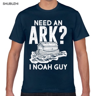 เสื้อยืด ผ้าฝ้าย พิมพ์ลาย an ark i noah guy แฟชั่นสําหรับผู้ชายS-5XL