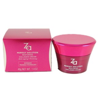 ZA Perfect Solution Restoring Collagen ซีเอ เพอร์เฟ็ค โซลูชั่น รีสตอริ่ง คอลลาเจน ครีม40g