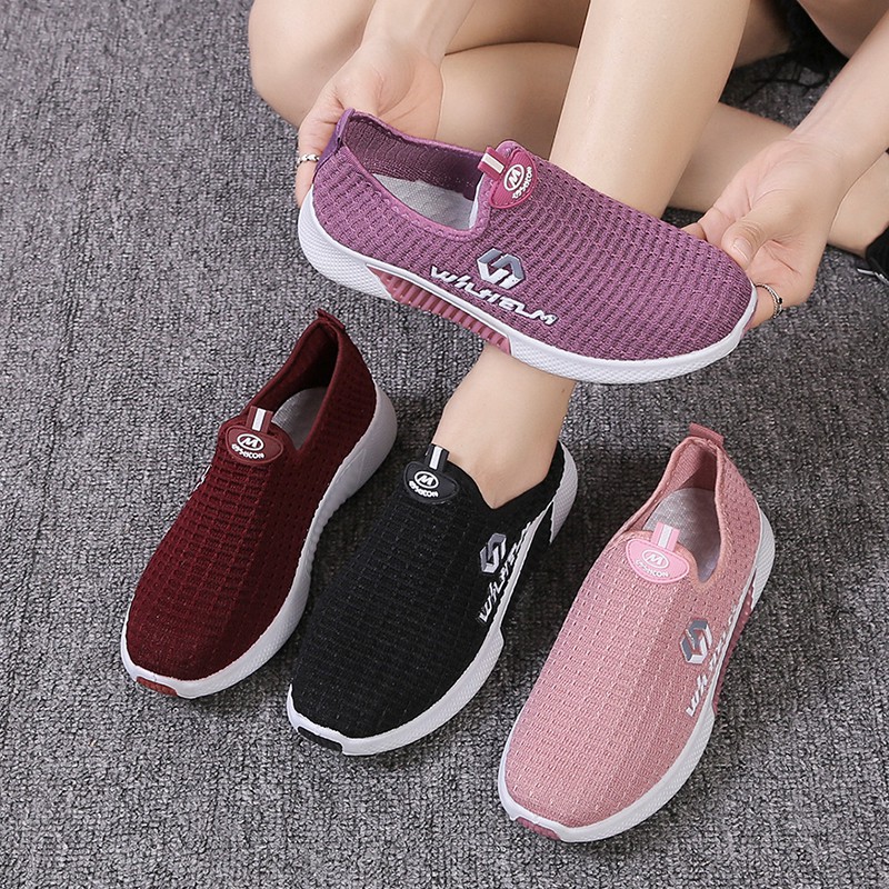 พร้อมส่ง รองเท้าผู้หญิง ผ้าใบแฟชั่น สไตล์เกาหลี 2105