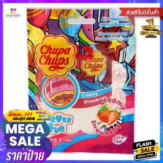 น้ำหอมปรับอากาศ CHUPA CHUPS 9g CREAMY STRAWBERRYAIR FRESHENER PERFUME CHUPA CHUPS 9g CREAMY STRAWBERRY