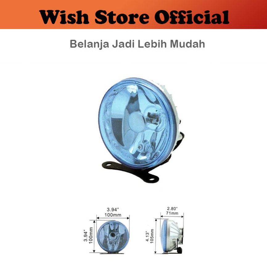 [SET] ไฟตัดหมอก ไฟตัดหมอกทํางาน ไฟตัดหมอก Universal Round 4" นิ้ว 1600 LOWIN