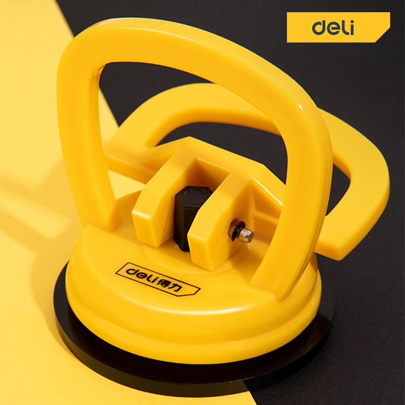 Deli ตัวดูดกระจก ยางดูดกระจก ที่ดูดกระจก 1 ตา รับน้ำหนักสูงสุด 20/40kg ตัวดูดติดกระจก ตัวดูดจับกระจก Glass Sucker - รูปที่ 4