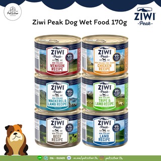 แพ็ค 6,12 🐶Ziwi Peak Wet Can Food for Cat 170g X Petsister อาหารสุนัขเกรดพรีเมี่ยม