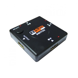 PK HDMI SWITCH 3 ออก 1 มีรีโมท PK-HDMI-132R - Black