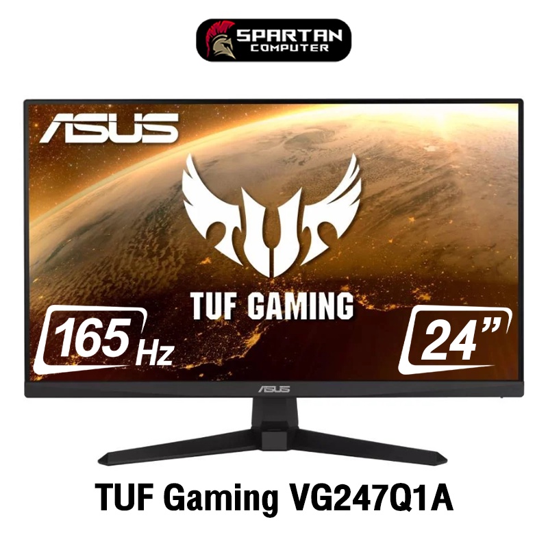 ASUS TUF Gaming VG247Q1A Gaming Monitor 24" FHD (1920x1080) VA 165Hz (above 144Hz) 1ms (MPRT) จอคอมพิวเตอร์