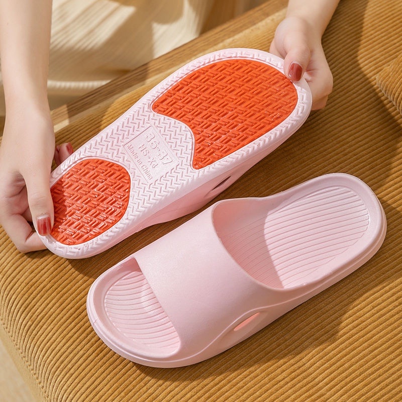 รองเท้าแตะกันลื่น รองเท้าแตะป้องกันการตกสำหรับผู้สูงอายุ รองเท้าแตะห้องน้ำ เหมาะสำหรับฤดูร้อน ใช้ได้ทั้งชายและหญิง - รูปที่ 2