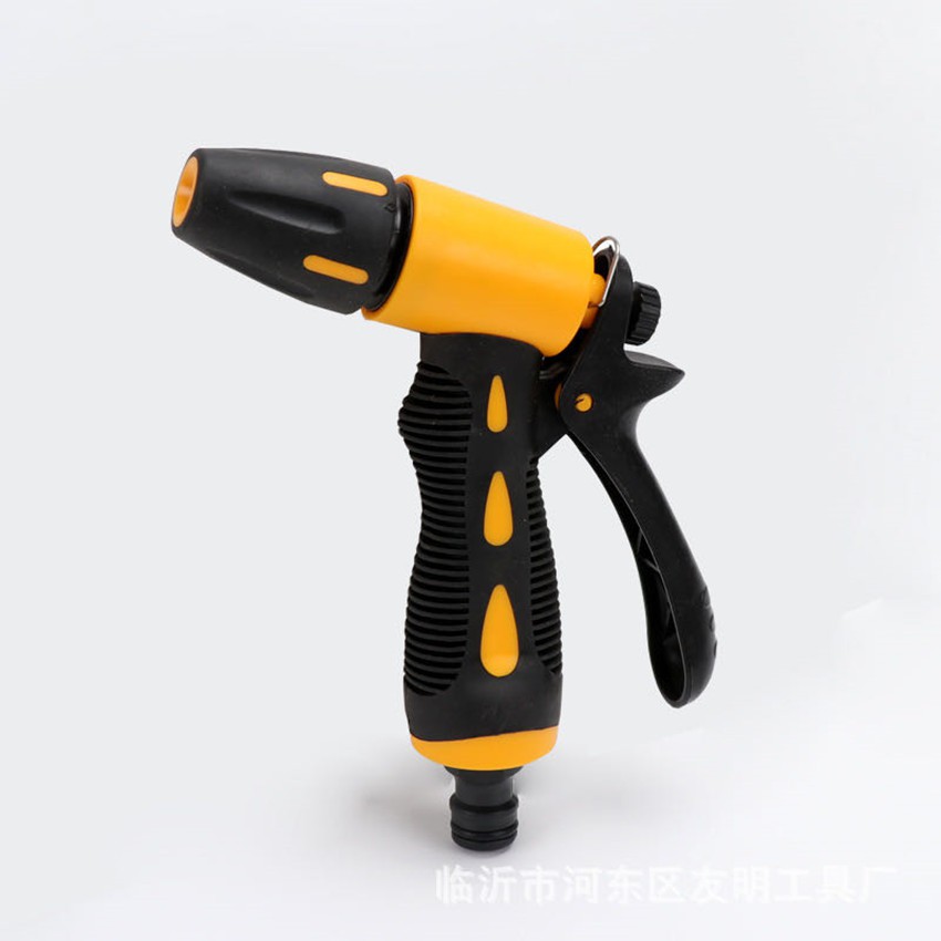 ชุดปืนฉีดน้ำแรงดันสูง+ข้อต่อ 3ชิ้น อุปกรณ์ข้อต่อท่อยาง ข้อต่อก๊อกน้ำ ข้อต่อสวมเร็วสายยาง 1/2 (4หุน) #097#FA