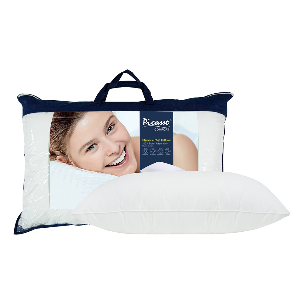 Picasso หมอนหนุนเส้นใยนาโนเจล รุ่น Nano gel pillow