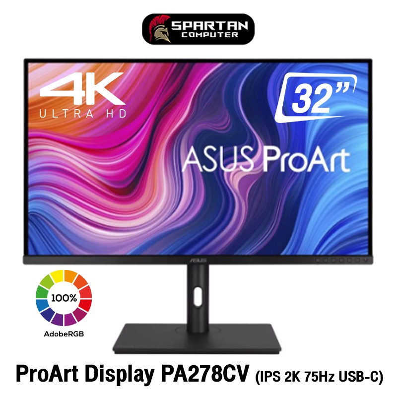 ASUS ProArt Display PA329CV Professional Monitor 32" 4K (3840x2160) 100% sRGB IPS 60Hz 5ms จอคอมพิวเตอร์
