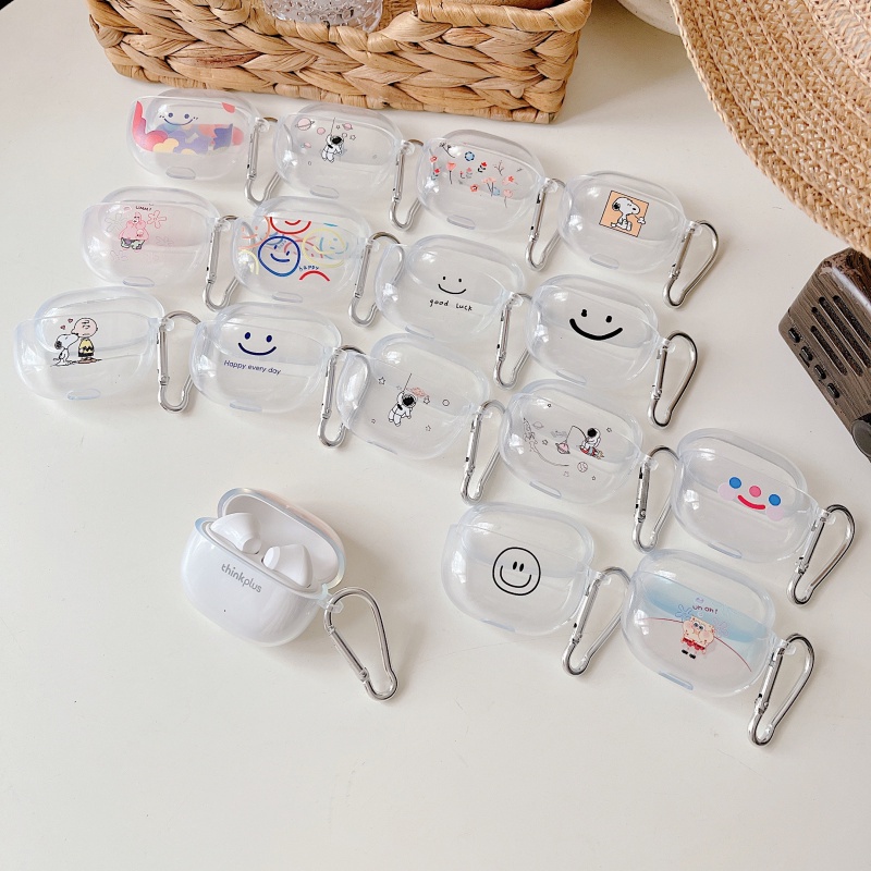 Lenovo x15pro Case Smiley Thinkplus TWS ชุดหูฟังบลูทูธ X15pro กันกระแทก Tpu ฝาครอบป้องกัน