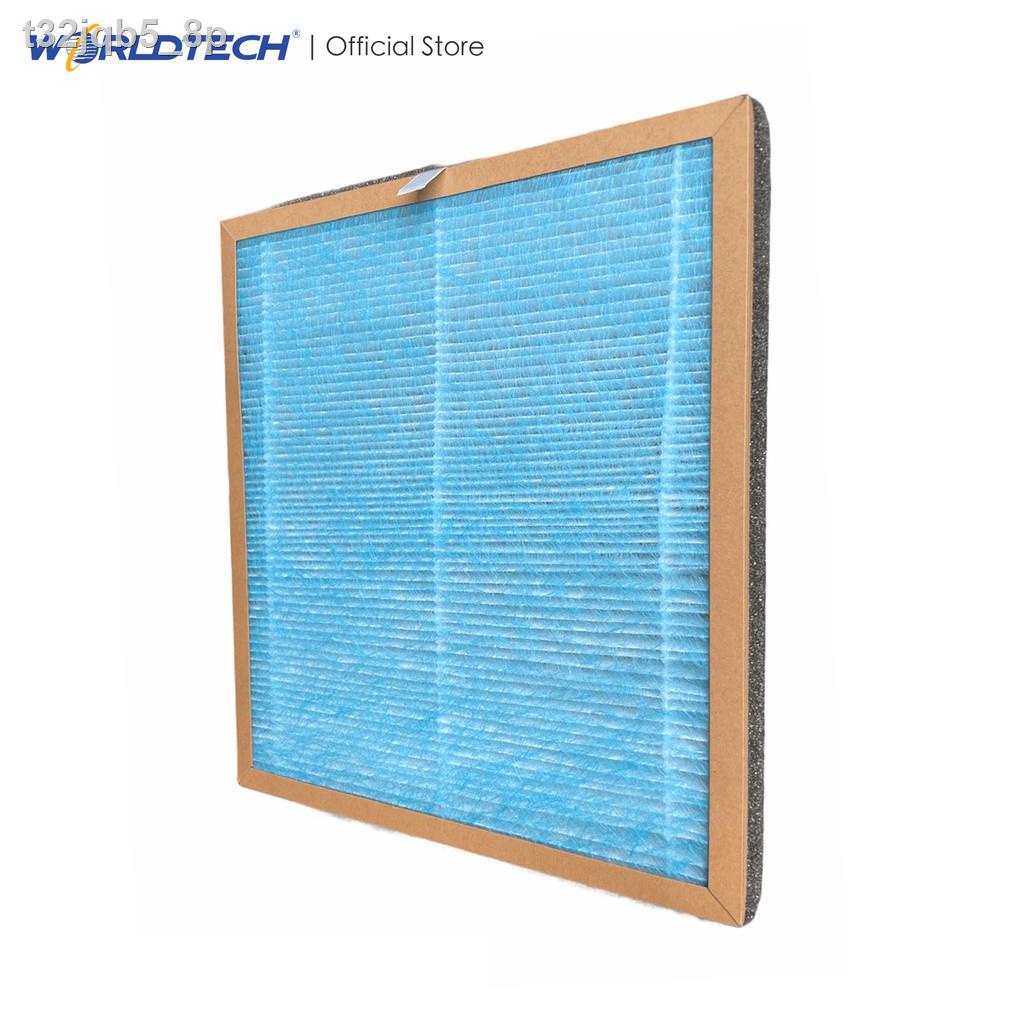 ☊✼❅Worldtech ไส้กรองเครื่องฟอกอากาศ รุ่น WT-P30-Filter ตัวกรอง HEPA กรองฝุ่น ควัน PM 2.5 พื้นที่ 20-