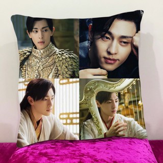 หมอนอิง สั่งทำ ใส่ได้4รูป หมอนอิงขนนุ่ม หมอนอิงโซฟา หมอนอิงในรถ หมอนอิงหลัง Cushions มธุรสหวานล้ำ เติ้งหลุน หยางจื่อ