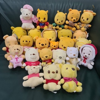 🐻ตุ๊กตา หมี หมีพูห์ พูห์ พู pooh และผองเพื่อน (Winnie The Pooh) ลิขสิทธิ์นำเข้าจากญี่ปุ่น ขนาด 4.5-7 นิ้ว