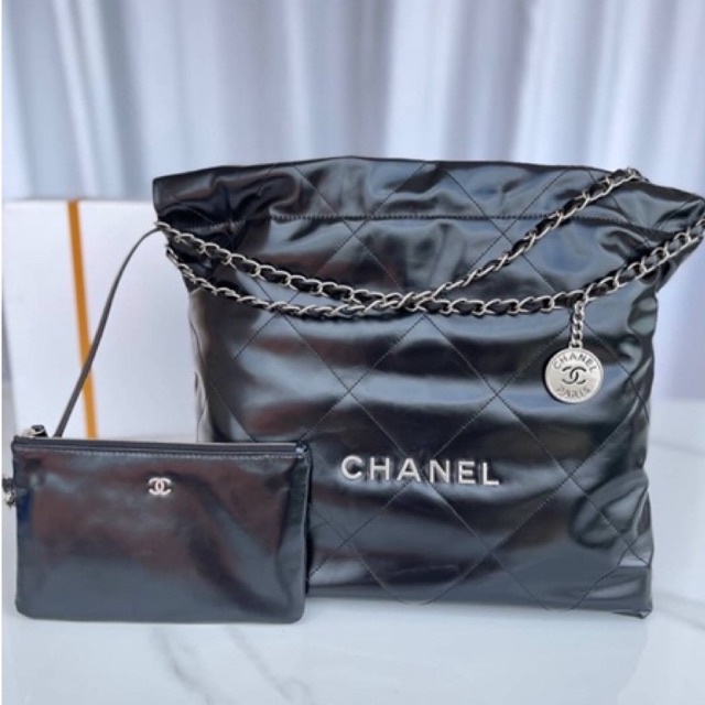 ori • New Chanel 22 Small handbag  กระเป๋าสะพาย เกรดออริจินอล หนังแท้ เกรดใช้แทนใบจริงได้ งานสวยตรงป