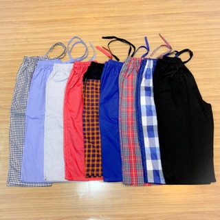 กางเกงใส่นอนขา 5 ส่วนใส่สบาย!!!มีกระเป๋า2ข้าง