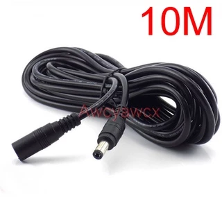 สายเคเบิลต่อขยายพาวเวอร์ซัพพลาย 5.5 มม. x 2.1 มม. 1 ม. 3 ม. 5/10 ม. CCTV LED LCD DC แจ็คซ็อกเก็ต ตัวผู้ เป็นตัวเมีย ปลั๊ก 5V 6V 9V 12V 5.5mm 2.1mm 1M 3M 5M 10M