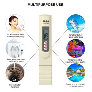 Tds เครื่องทดสอบคุณภาพน้ํา 0 To 9999 Ppm Tds