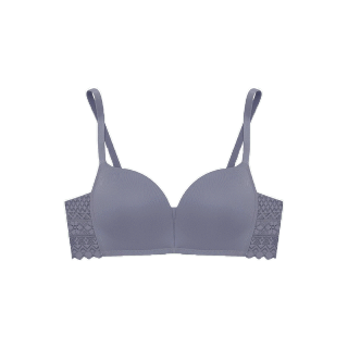 Sabina เสื้อชั้นใน Invisible Wire (ไม่มีโครง) รุ่น Modern V รหัส SBI1124SD สีเทาเข้ม