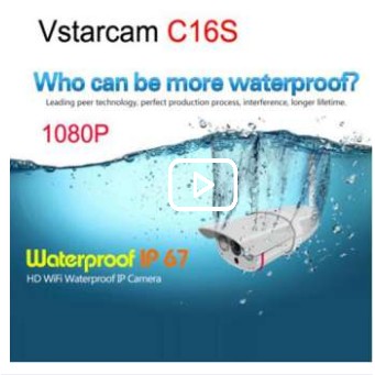 ส่งฟรี กล้องวงจรปิดไร้สาย ภายนอก กันน้ำ VStarCam C16S WiFi IP Camera 1080P 2.0ล้านพิกเซล