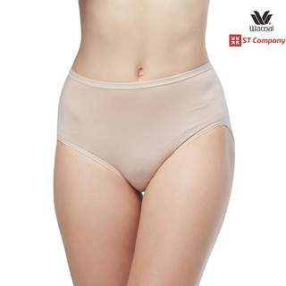 Wacoal Panty กางเกงใน ทรงเต็มตัว ขอบเรียบ สีเบจ (BE) (1 ตัว) กางเกงในผู้หญิง ผู้หญิง วาโก้ เต็มตัว รุ่น WU4M01 WU4C34