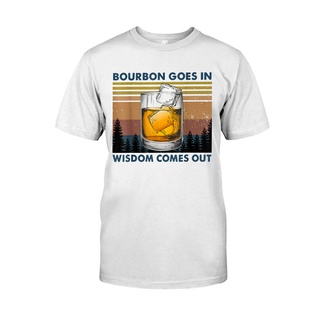 เสื้อยืด พิมพ์ลาย Bourbon สไตล์เรโทร