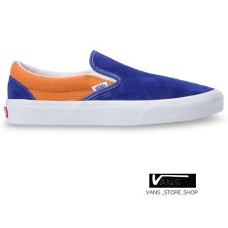 VANS SLIP ON P&amp;C ROYAL BLUE APRICOT BUFF SNEAKERS สินค้ามีประกันแท้