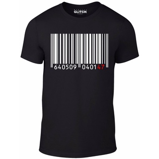 GILDAN เสื้อยืด พิมพ์ลาย 47 Barcode Inspired By Hitman Agent Asasin Game โอเวอร์ไซซ์ แฟชั่นยอดนิยม