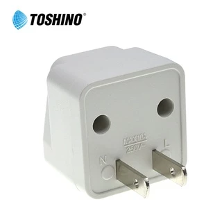 ปลั๊กไฟ Adapter Toshino รุ่น PS-18E อุปกรณ์ต่อพ่วง, Conversion ปลั๊กแปลง 3 ขา เต้ารับปลั๊กไฟ