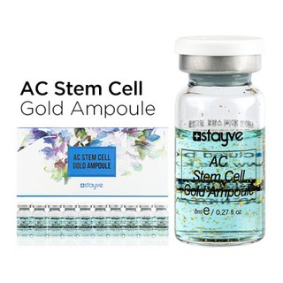 STAYVE ACNE Stem Cell Gold Ampoule 8ml **พร้อมส่งทันที!!ของแท้ 100% นำเข้าจากเกาหลี แบ่งขาย 1 ขวด ขนาด 8 ml**