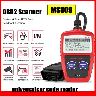 SEAMETAL เครื่องสแกนเนอร์วินิจฉัยรถยนต์ OBD2 Ms309 OBD2 2020  เครื่องมือรถยนต์อัตโนมัติ  เครื่องสแกนเนอร์