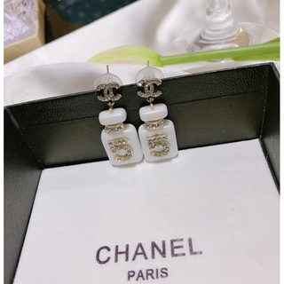 ต่างหูน้ำหอม  Chanel งานพร้อมถุงpcv