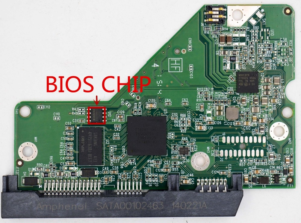 HDD PCB WD5000AZLX, WD10EZEX/2060-771829005 REV A, 2060 771829 005 / 771829-305