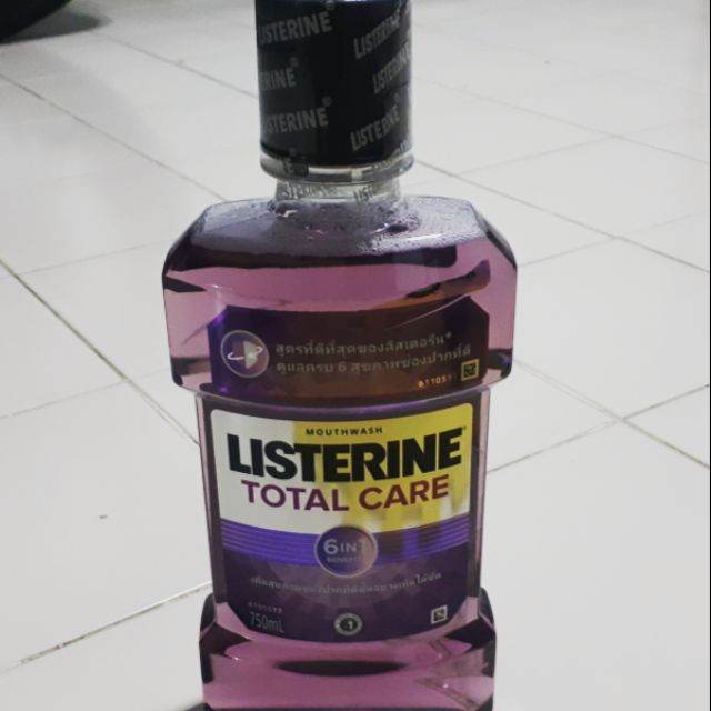 Listerine Total care size 750 ml free 250 ml