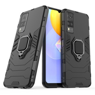 เคส VIVO Y31 2021 ฮาร์ดเคสกันกระแทกเคสโทรศัพท์ Armor Ring Stand Case VIVO Y31 2021 VIVOY31 Back Cover