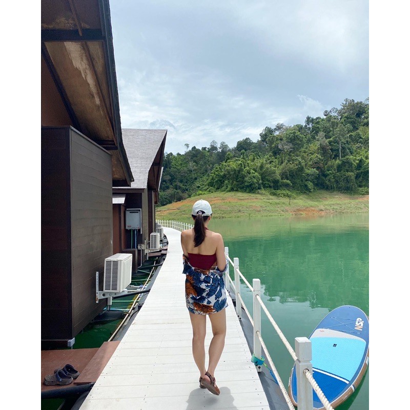 ชุดลายดอก เชิ้ต+กางเกง zoo studio