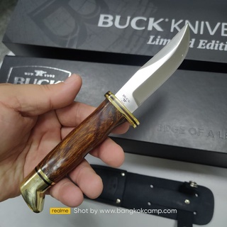 มีดพก Buck Fixed Ranger, IronWood HDL, S45VN Satin Finish BLD 13296