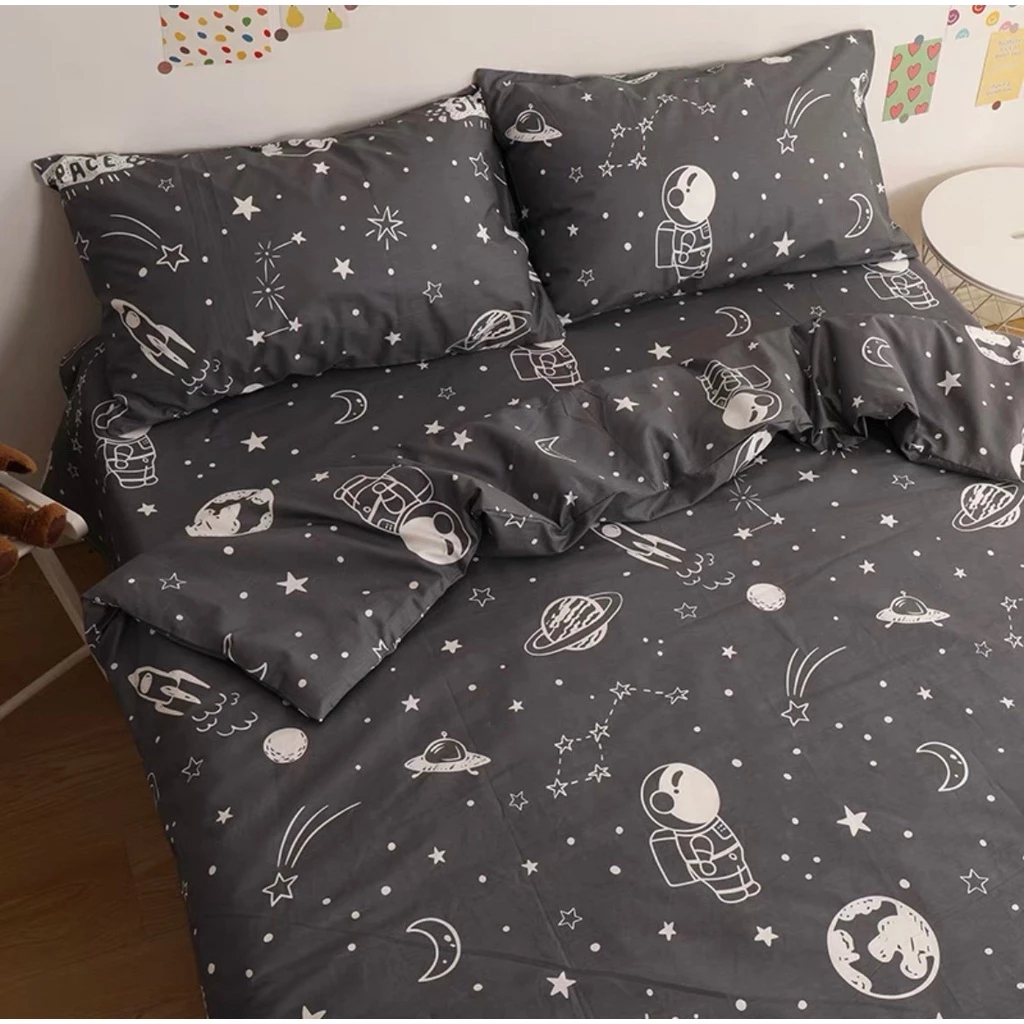 Sweetdream_by Nakin - ผ้าปูที่นอนลายอวกาศ✨ครบชุด 6 ชิ้น มีทุกขนาด พร้อมส่งทุกวัน🎆 thumbnail 4