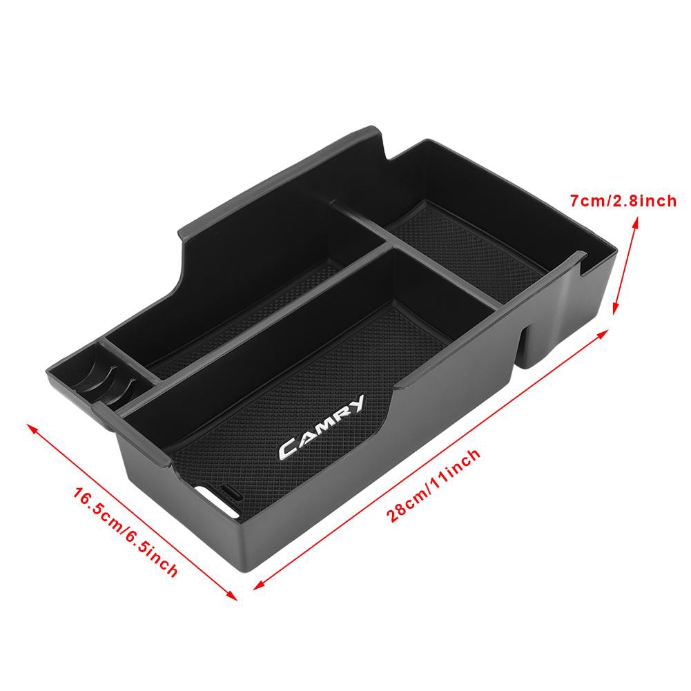 For Toyota Camry 2012-2017 Car Armrest Storage Box Center Console Organizer Tray