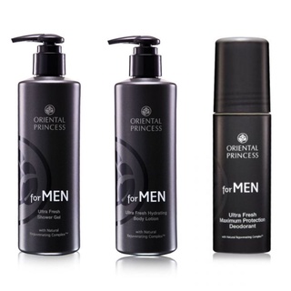 เจลอาบน้ำ/โลชั่นทาผิว/โรลออน สำหรับผู้ชาย Oriental PRIENCESS ชุด set for men