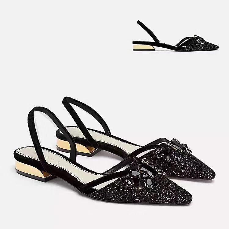 รองเท้าผู้หญิง Zara Classy Flat Shoes S 846 Premium
