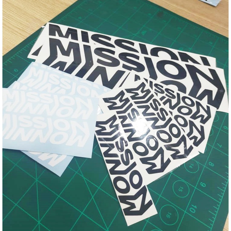 สติ๊กเกอร์ตัด Mission Winnow โลโก้ stiker