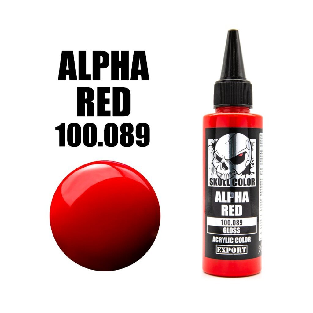 SKULL COLOR 60 ml. GLOSS Alpha Red 089